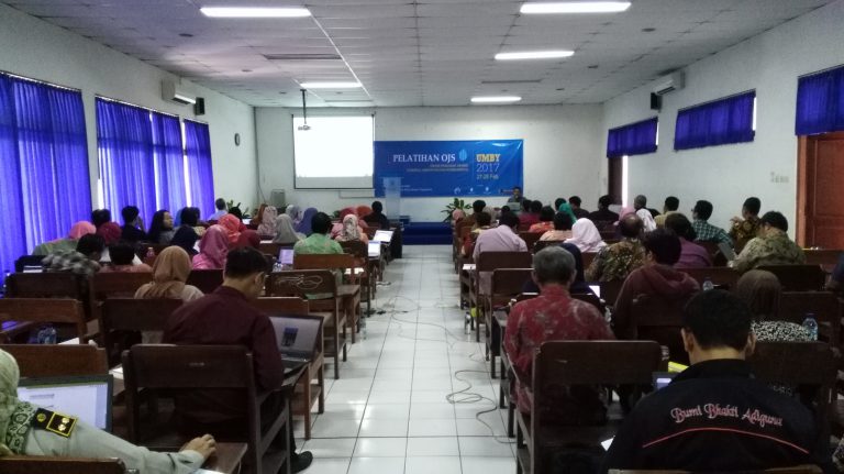 Foto Video dan Kegiatan Pelatihan OJS 2017 UMBY hari Pertama