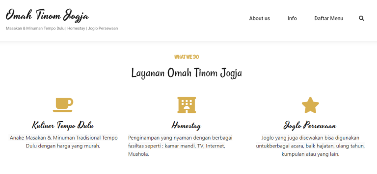 Layanan Omah Tinom Jogja