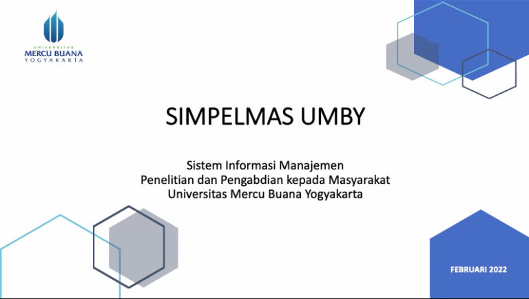 Aplikasi simpelmas UMBY