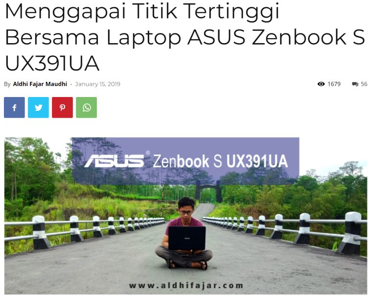 Membawa Laptop Naik ke Gunung?