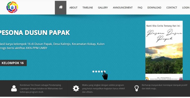Pembuatan Grup KKN-PPM antara Mahasiswa dengan DPL KKN-PPM KKN UMBY website