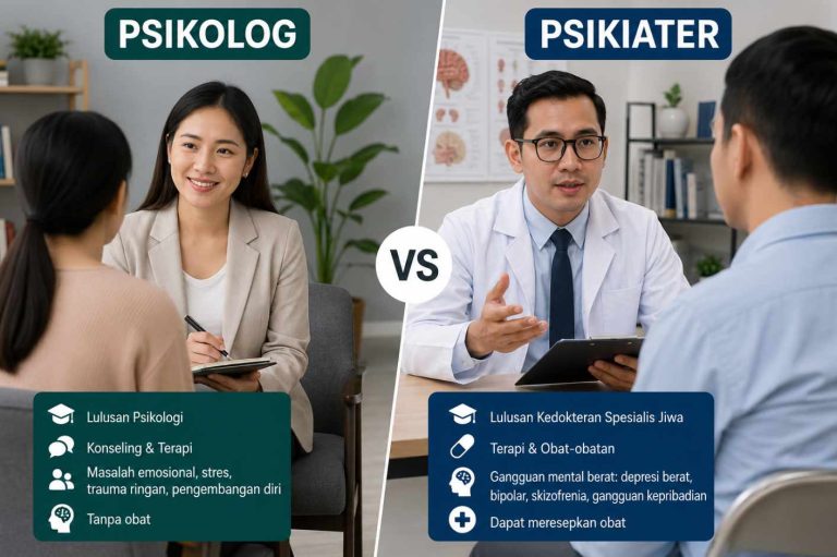 Bedanya Psikolog dan Psikiater Jangan Sampai Salah Pilih untuk Konsultasi Kesehatan Mental